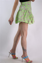 חצאית בלון חדשה ZARA ופרחונית- XXS-XS